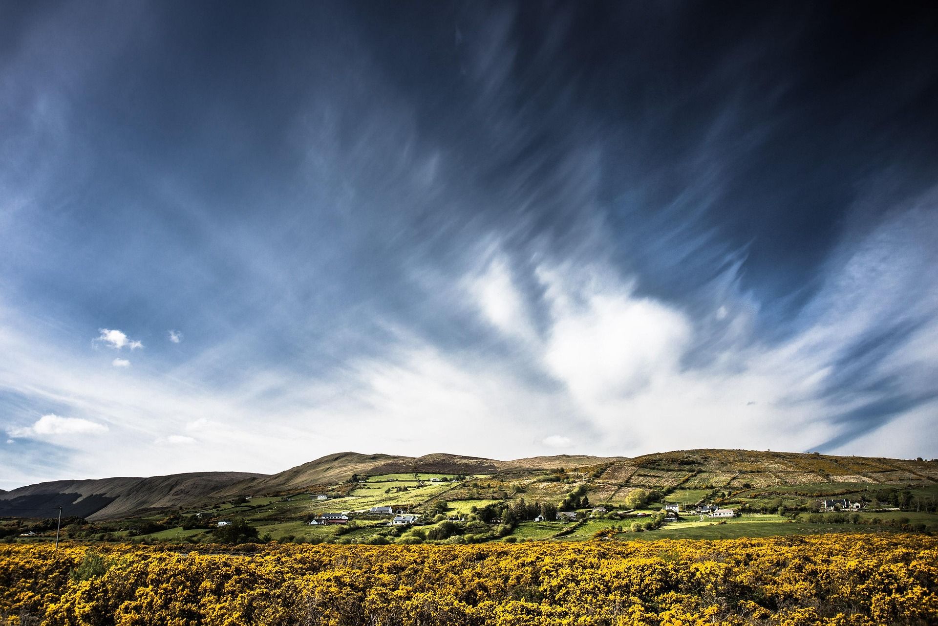 Hills in the west of Ireland