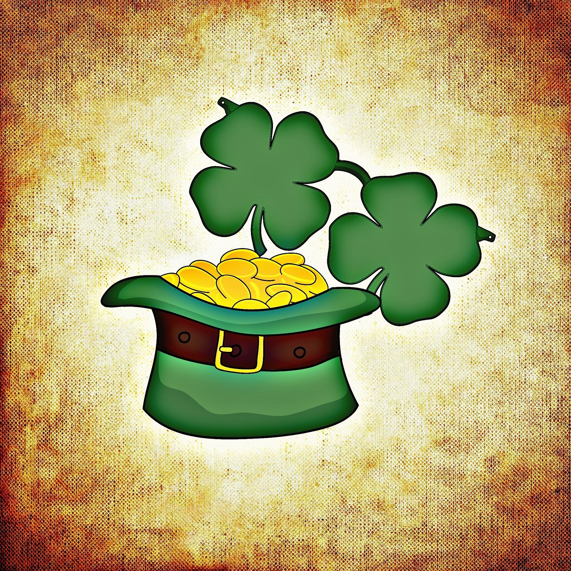 Green shamrock hat